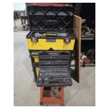 Stanley Toolbox, Stool, Shelf & Tools