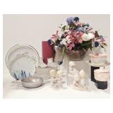 Precious Moments, Faux Florals, Anniversary Plates