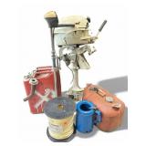 Johnson Outboard Motor, PFlueger Trolling Motor