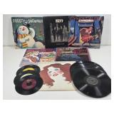 Record Albums, 45s, CD Rack