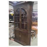 Ethan Allen Corner Display Cabinet