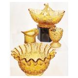 Amber Glass: Fenton, L.E. Smith