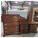 Lexington Tall Dresser, Nightstands, Bed, Mattress