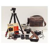 RCA Tripod, Cameras: Canon, Pentax