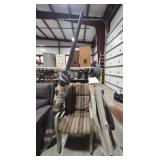 Outdoor Chairs, Table, Umbrellas