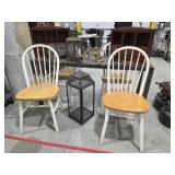 Kitchen Chairs, Table, Chandelier, Lanterns