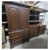 Harden Armoire and 2 Nightstands