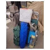 Camp Cot, Camp Chairs, Tent, Easy Up, Screen