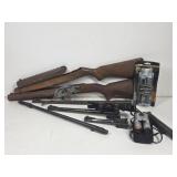 Gun Stocks, Barrels, Sights, Binoculars