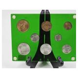 Irish Pre-Decimal Animal 1940s Coin Set