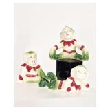 3 Vintage McCoy Pixie Elves