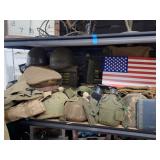 Military Items: Ammo Boxes, Helmets, Canteens