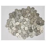 40.1 OZT 200 +/- Pre 1964 Washington Quarters