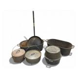 Cast Iron: Pots, Dutch Ovens, Skillet, Boilers