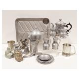Pewter: Dishes and Banks
