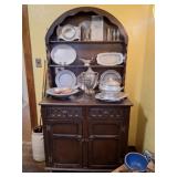 Vintage Dutch Dresser, Aluminum Ware, Crock Jug