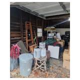 Garage Contents: Trunks, Gas Grill, Go Boat, More