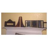 Tri Fold Mirror, Shelf Brackets, Towel Holder
