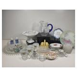 Spoon Rests, Pressed Glass, Trinket Boxes