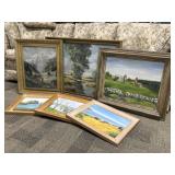 6 Pieces of Framed Wall Art
