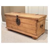 Rustic Wood Trunk / Blanket Chest