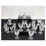 23 Waterford Boyne & Donegal Crystal Glasses