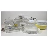 Pyrex, Corningware ,Pfaltzgraff, Vision Ware