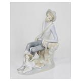 Lladro Shepherd Boy with Dog 4659 Porcelain