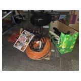 Extension Cords, 2-Ton Floor Jack, Batteries