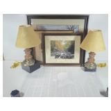 Wall Art, Walking Sticks, Lamps