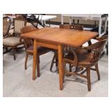 Drop Leaf Table and 3 Chairs