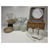 Picnic Set, Glass Serving Set