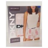 New DKNY Tank & Short Set, Pink Plaid, Large
