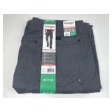 NEW Mens Wrangler Utility Pant, Size 38x29, Gray