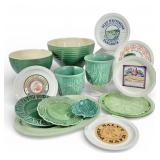 McCoy Planters, France Mixing Bowls, Uranium Plate