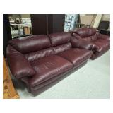 Benchcraft Leather Sofa, Loveseat