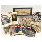 Wall Art, LIFE Magazines, Ft. Wayne Newspapers