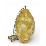 Mid-Century Modern Plastic Nugget Hanging Lamp