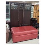 3-Section Folding Screen, Ottoman Sleeper
