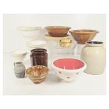 Crock Bowls and Crocks, Studio Art Bowls