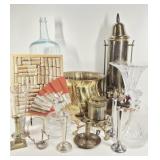 Brass Hot Beverage Dispenser, Brass Decor, Vase