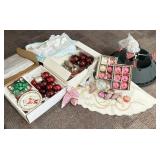 German Christmas Ornaments, Tree Skirt, Tree Stand