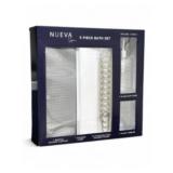 NEW Nueva 5 pcs Bath Set, Grey