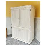 Distressed Computer Armoire, Filing Cabinets