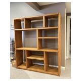 10-Cubby Wood Bookshelf / TV Cabinet