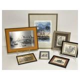 Foil Wall Art, Architectural Prints