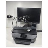 Lenovo Ideacentre Desktop, HP Printer, Lamps