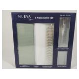 New Nueva 5 pcs Bath Set, Sage Green