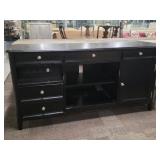 Wooden Media Cabinet