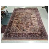 Large Area Rug w/ Horses Design - 102x126